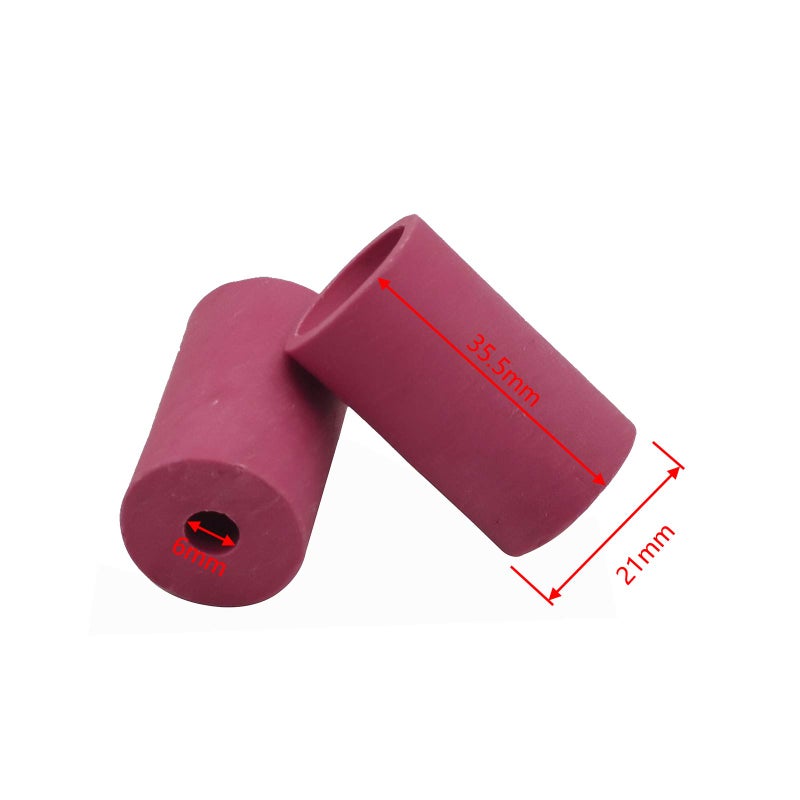 HOLDWIN Sandblaster Gun Nozzles 10Pcs Tip Sand Blaster Replacement Cylinder Ceramic Abrasive Nozzle for Blasting (6mm) - Image 4